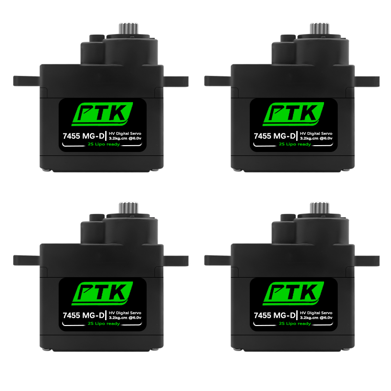 Rc Helicopter Parts - PTK 7455MG-D servo 12g Digitale Servo