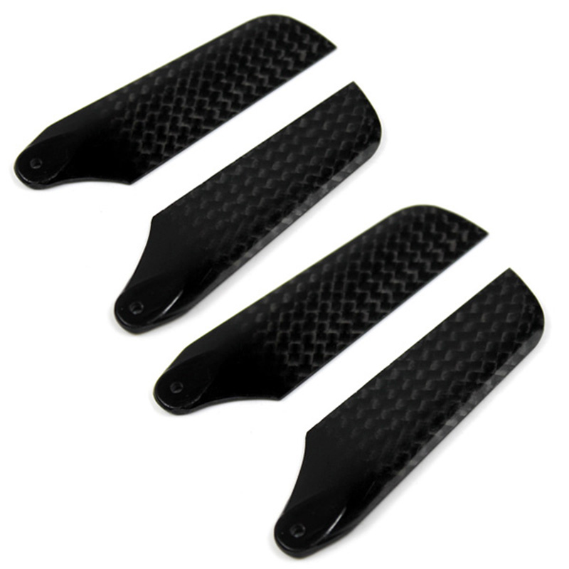 Rc Helicopter Nitro - 2 Pairs Fy 62Mm Carbon Tail