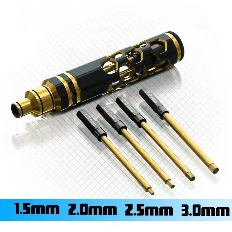 Rc Helicopter Tool Kit - 4 In 1 Zeskantschroevendraaier Schroevendraaier Hex