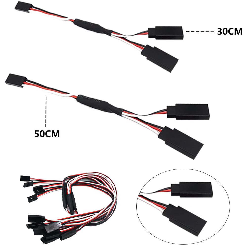 Rc Helicopter Battery - 5/8/10pcs RC Servo Y Verlengkabel 300mm