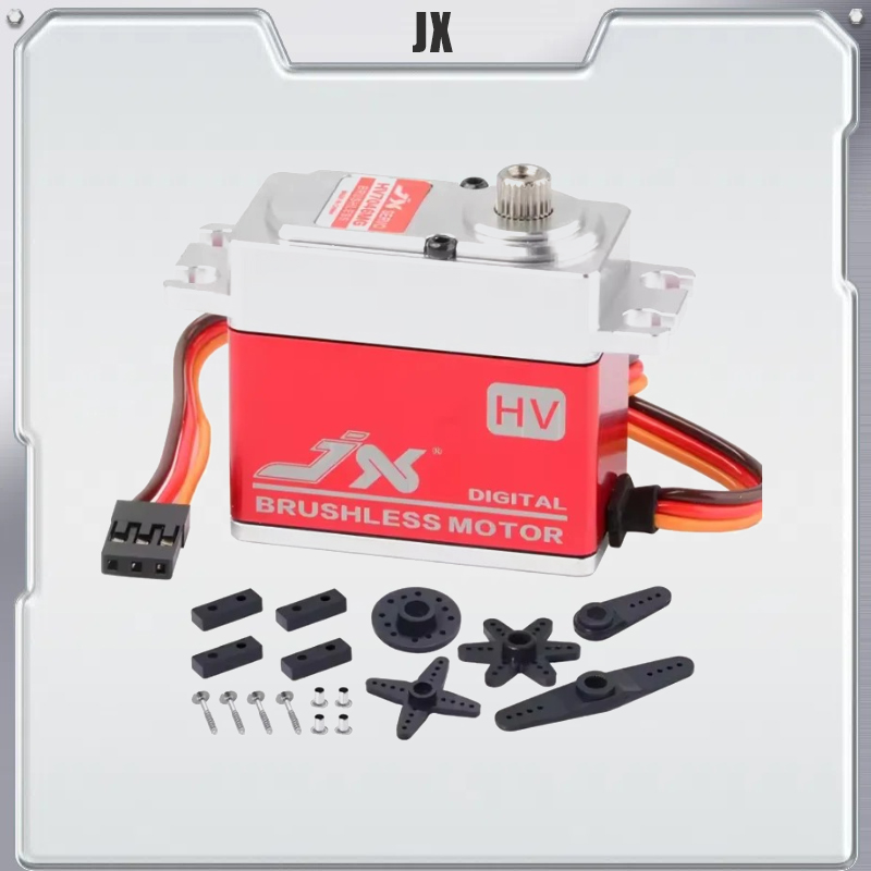 Rc Helicopter Large - JX Servo BLS-HV7032/7046MG Borstelloze Motor Grote