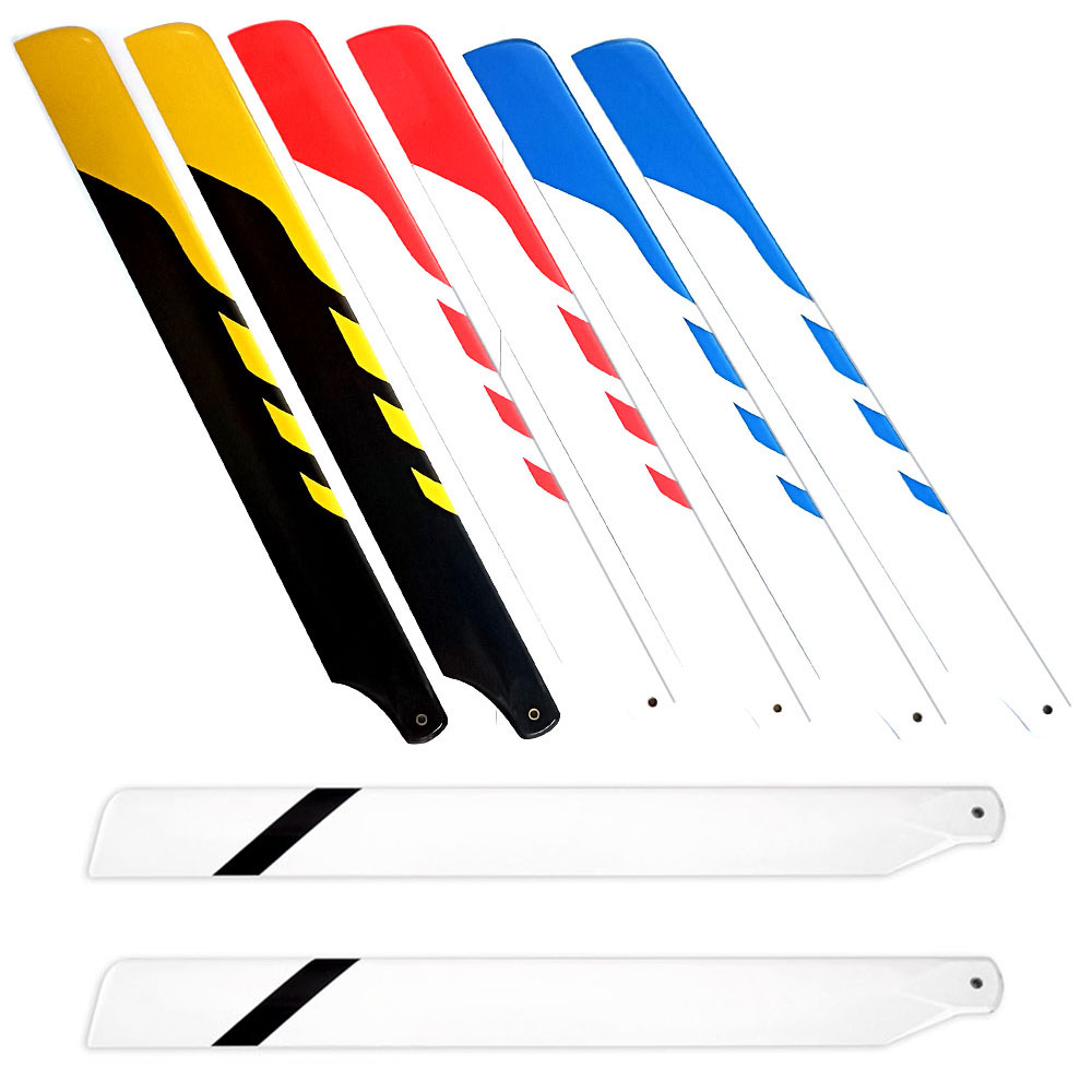 Rc Helicopter Nitro - 2Pairs 325Mm Glasvezel Main Rotor Blades