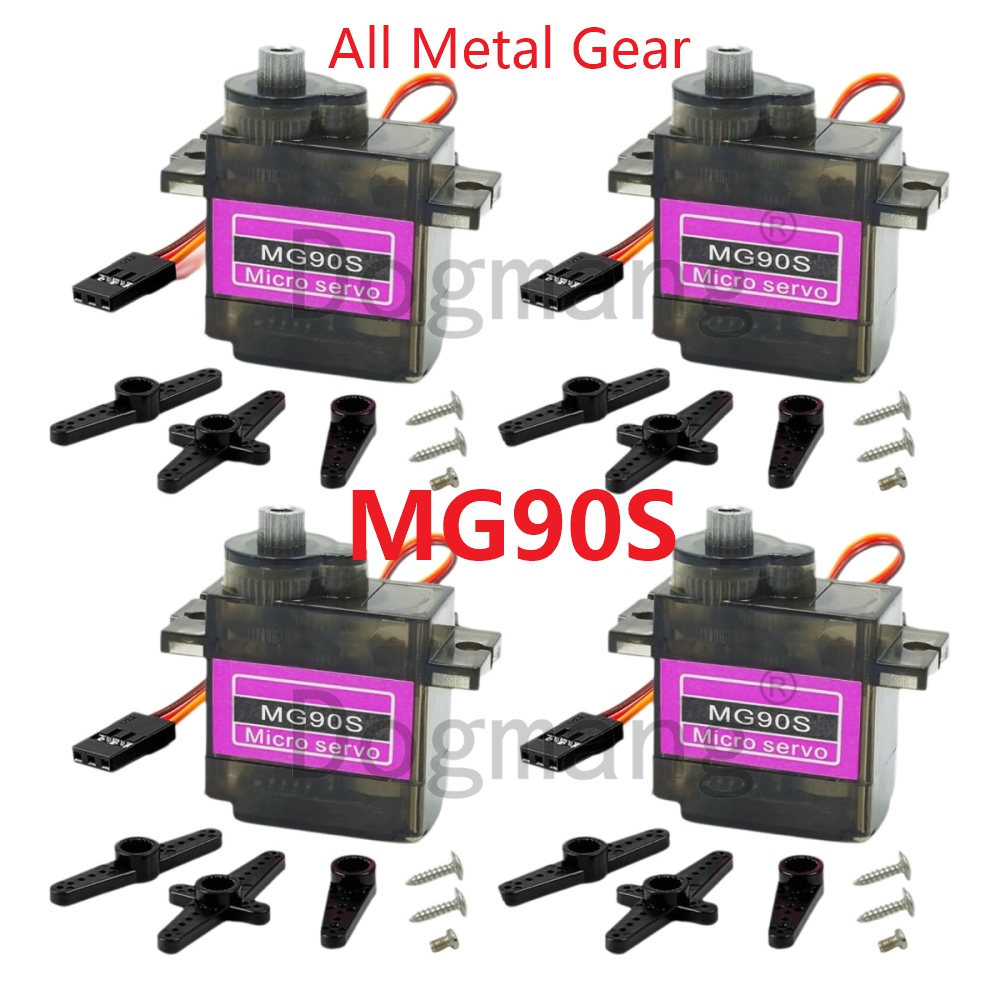 Rc Helicopter Servo - MG90S Servo 1/2/4/10/20/50 Stuks Alle Metal