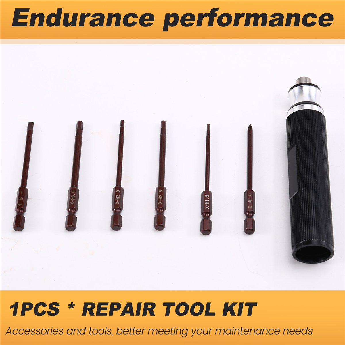 Rc Helicopter Tool Kit - ABJX 6-in-1 Hex Schroevendraaier 1.5/2.0/2.5/3.0mm Reparatie