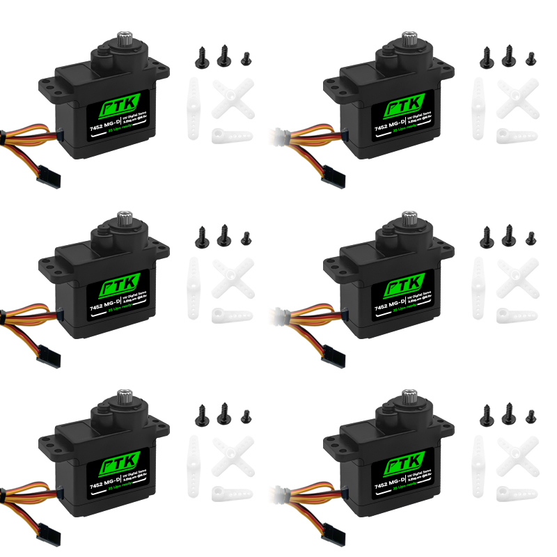 Rc Helicopter Parts - PTK 7452 MG-D 9g Digitale Servo