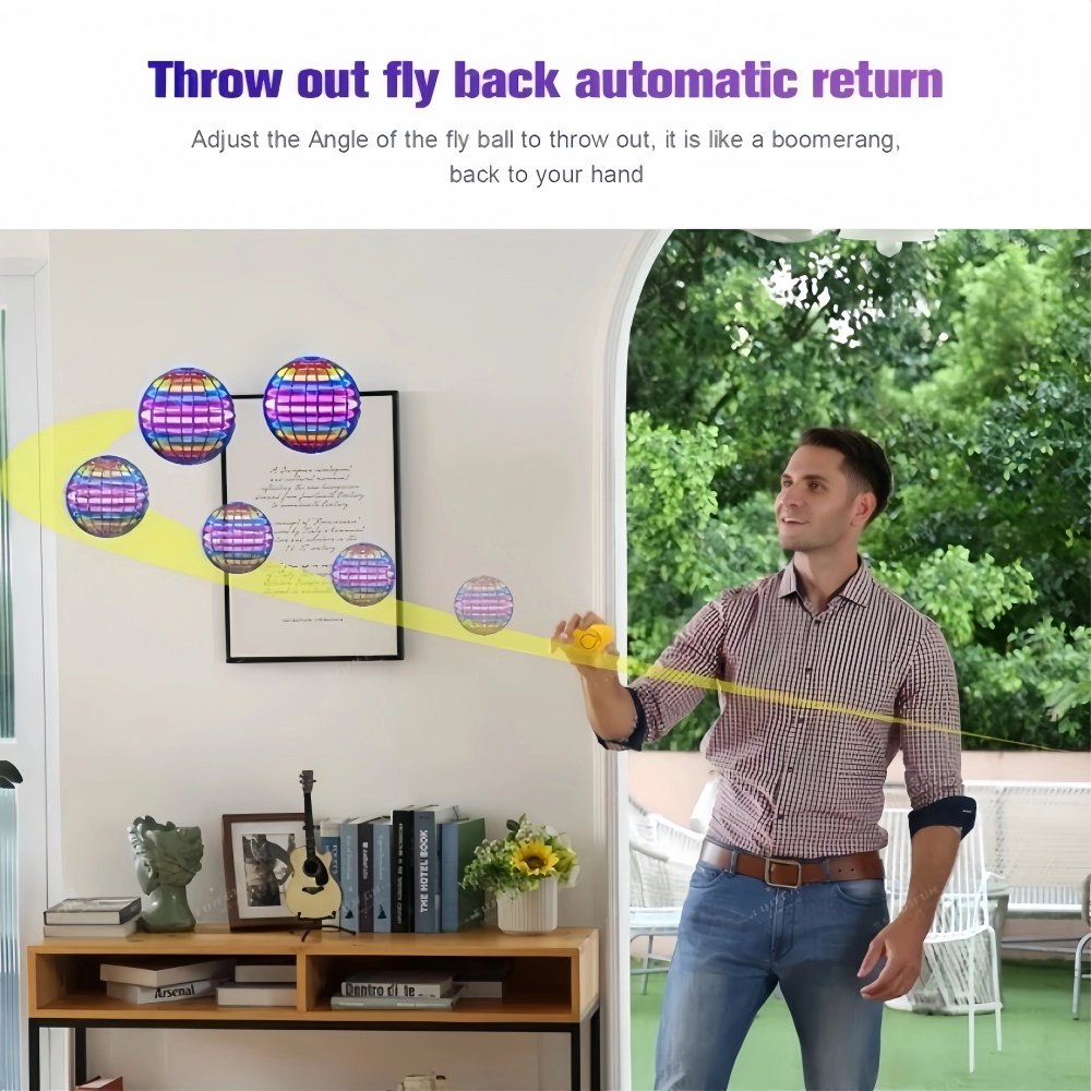 Flying Orb Boomerang Ball LED- - Rc Helicopter Battery recensie en prijs