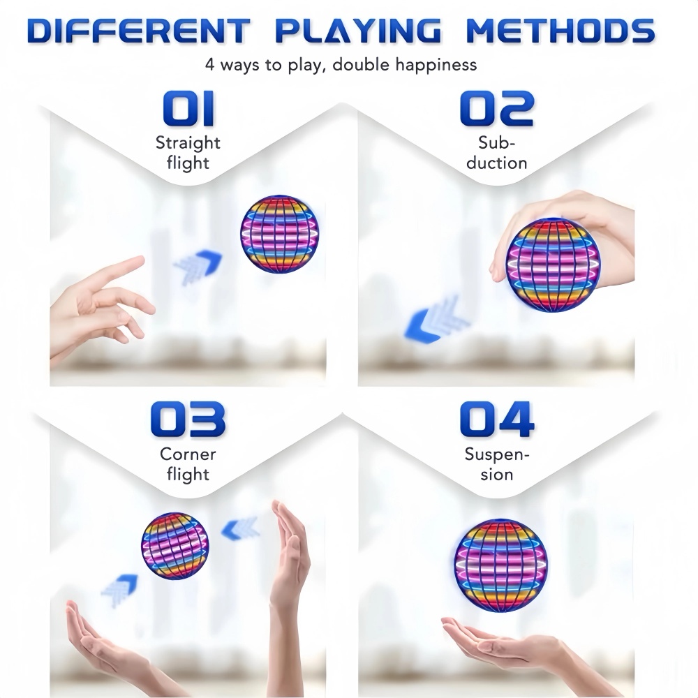 Flying Orb Boomerang Ball LED- - Rc Helicopter Battery recensie en prijs