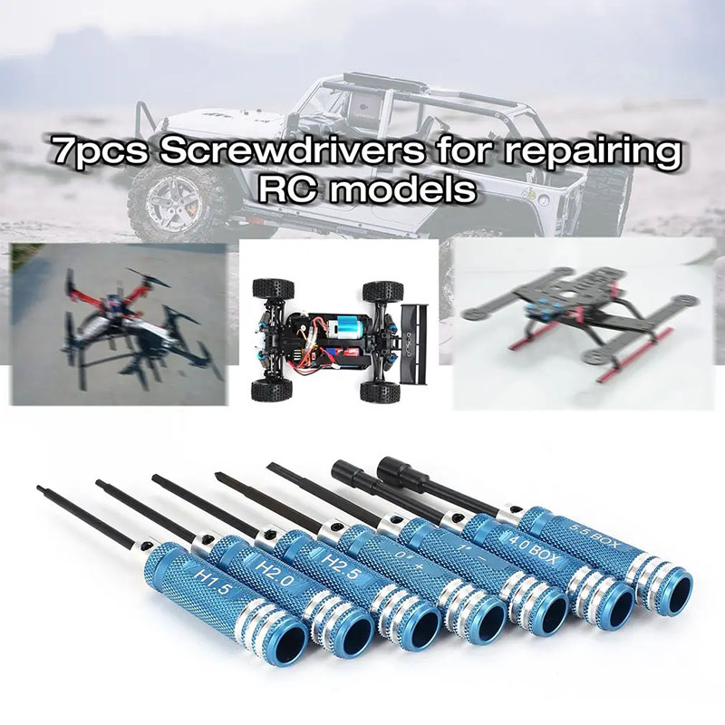 7-delige 1.5 2.0 2.5mm RC Hex  - Rc Helicopter Tool Kit recensie en prijs