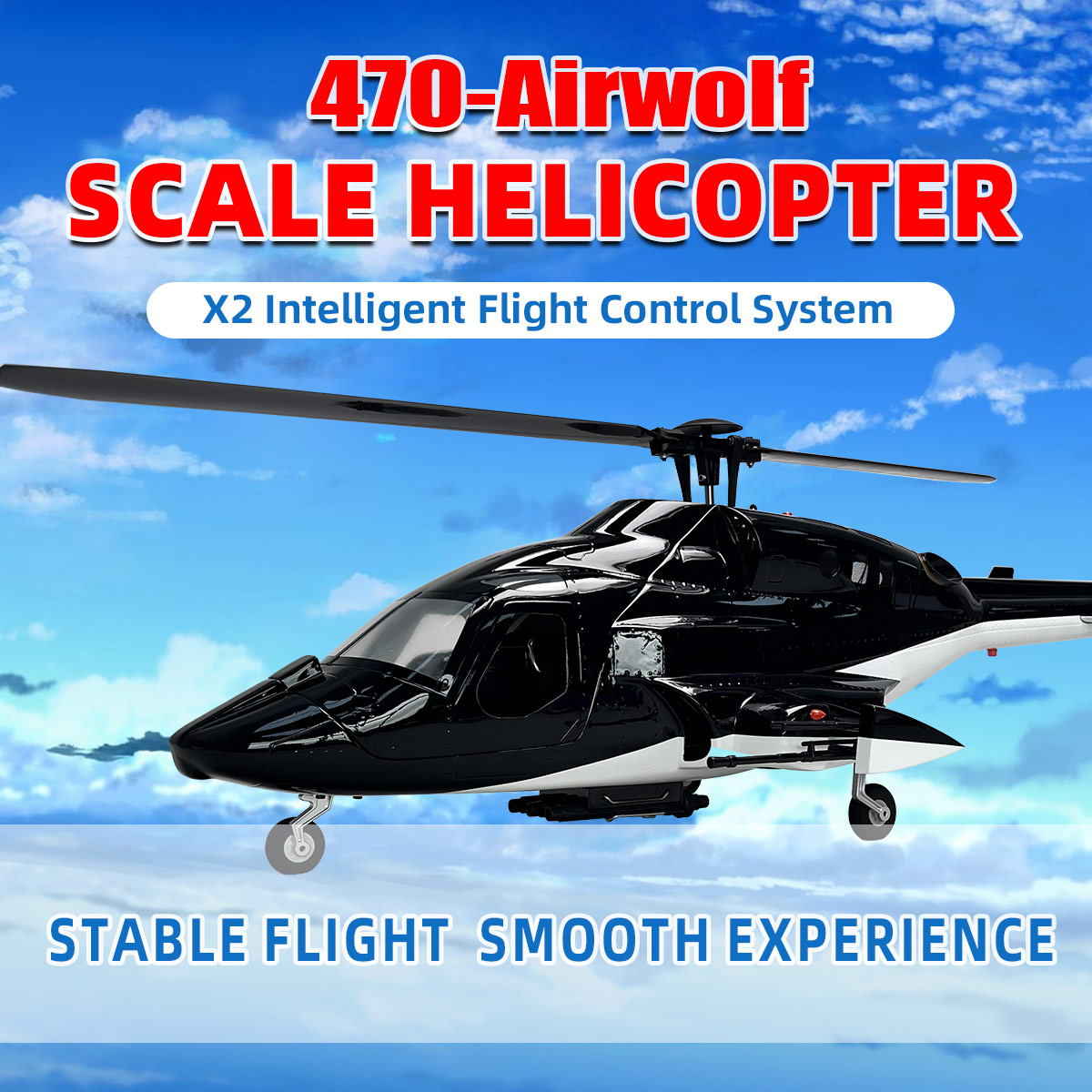 470 Grootte Airwolf Rtf Rc Hel - Rc Helicopter Nitro recensie en prijs