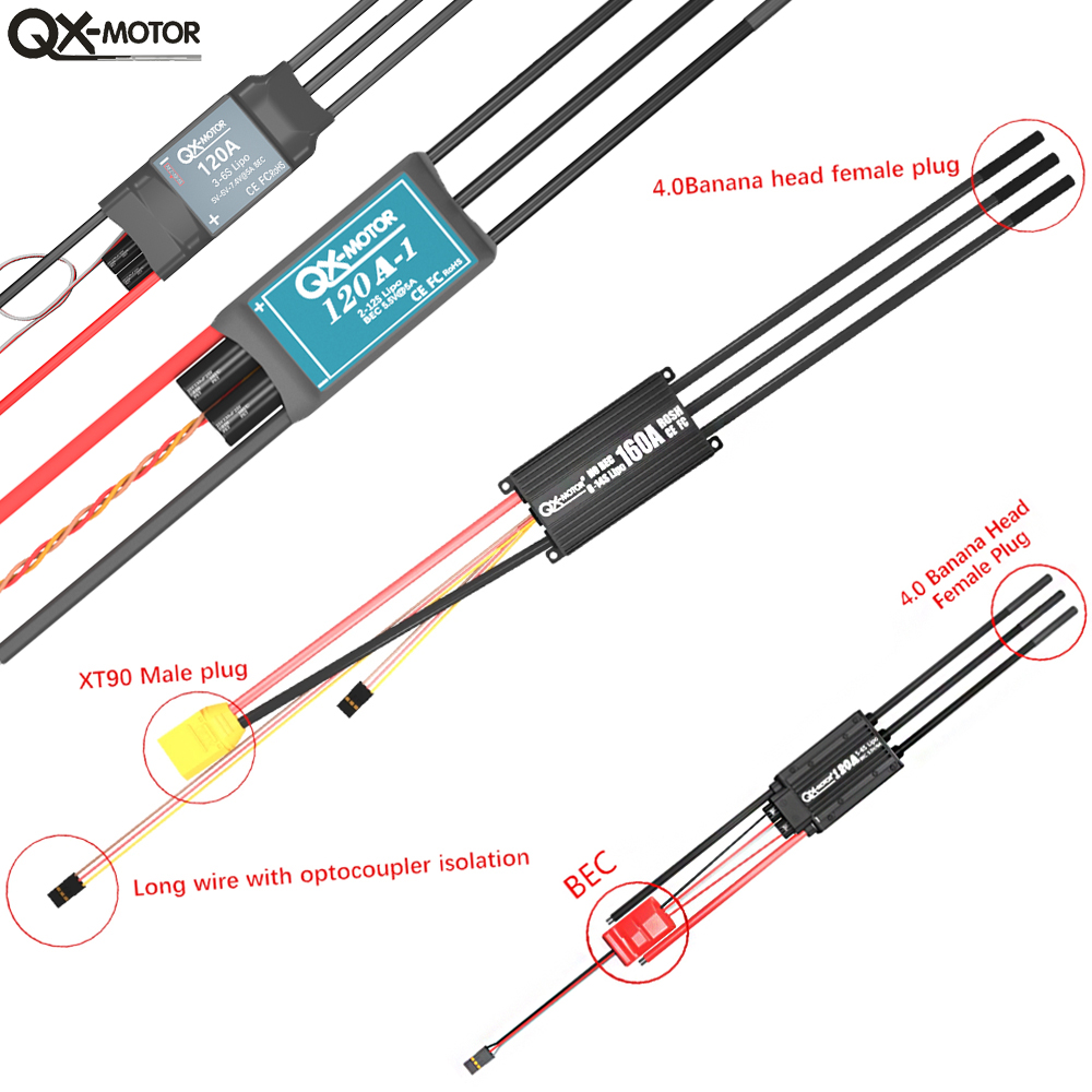 QX-MOTOR Brushless ESC-serie E - Rc Helicopter Battery recensie en prijs