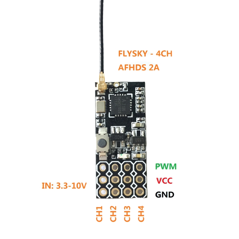 Flysky FS2A Mini-ontvanger 4CH - Rc Helicopter Battery recensie en prijs