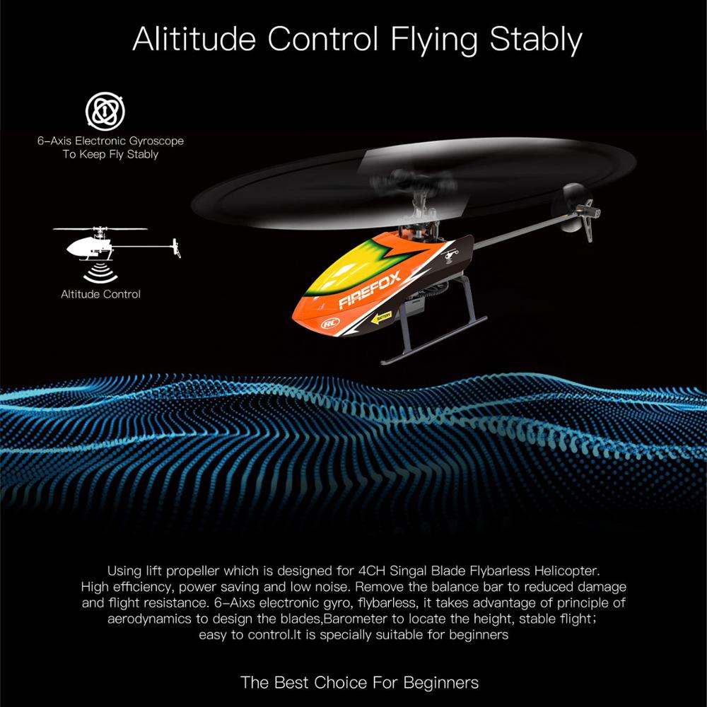Single-Rotor Flybarless RC Hel - Rc Helicopter Single Rotor recensie en prijs