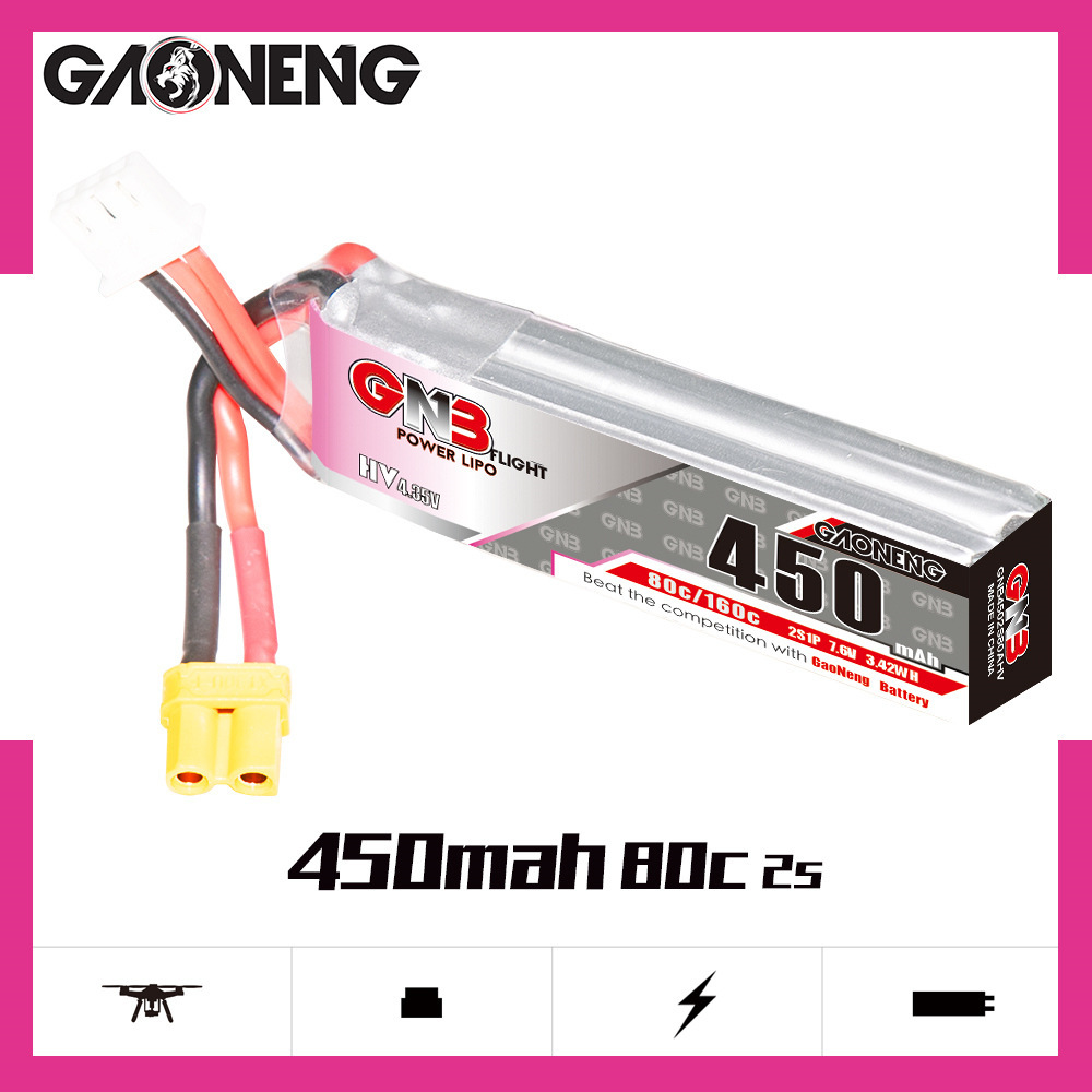 GNB LiPo Batterij HV 2S 7.6V 4 - Rc Helicopter Parts recensie en prijs