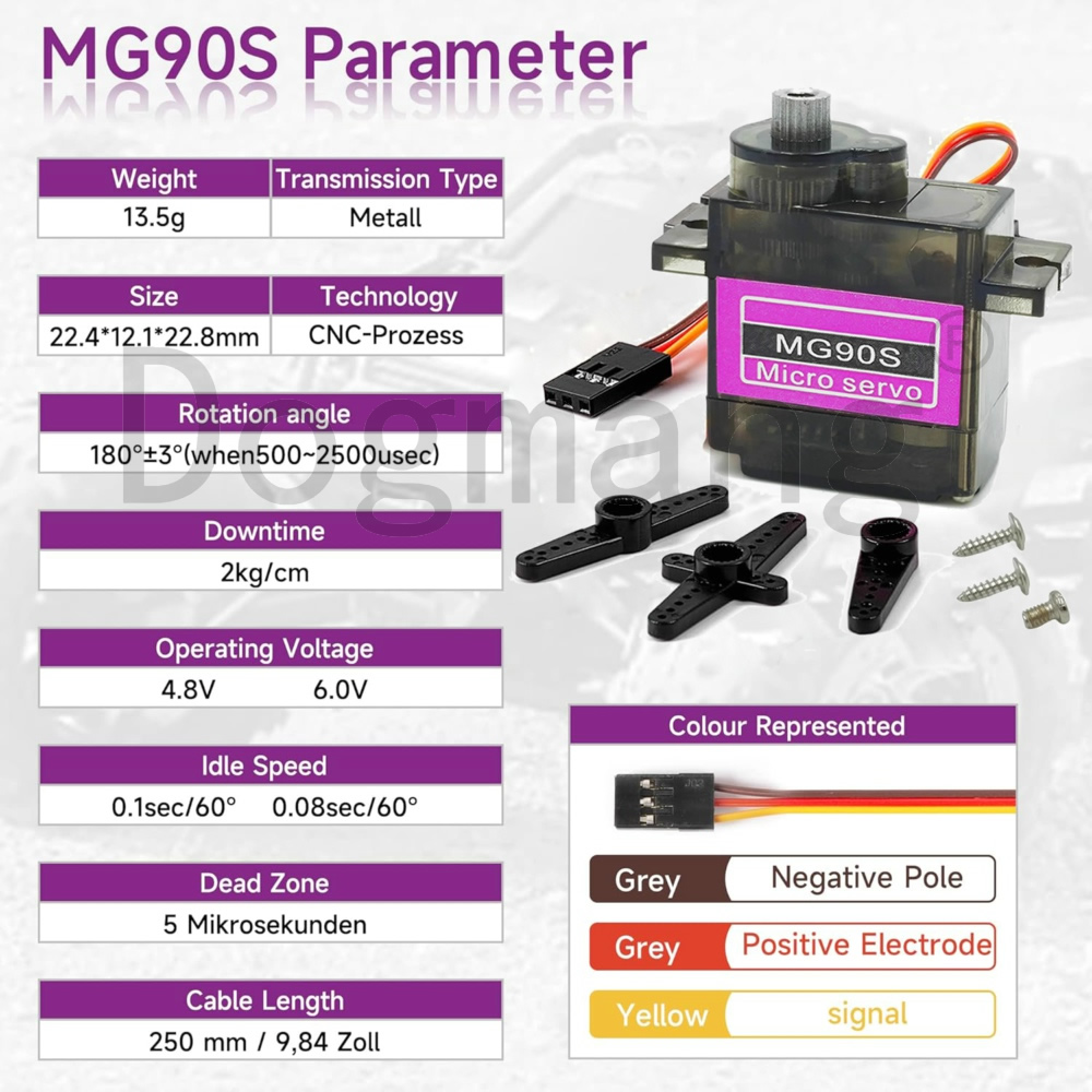 MG90S Servo 1/2/4/10/20/50 Stu - Rc Helicopter Servo recensie en prijs