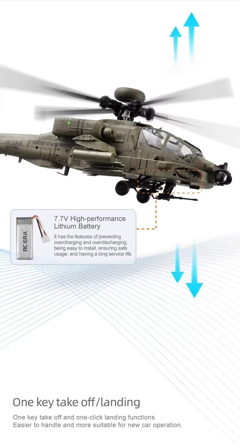 RC Era Ah 64d Apache Helikopte - Rc Helicopter Single Rotor recensie en prijs